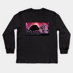 A Wise Raven Kids Long Sleeve T-Shirt